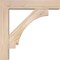 Ekena Millwork Imperial Block Smooth Bracket w/ Offset Brace, Douglas Fir, 5 1/2"W x 24"D x 24"H BKT0604X24X24IMP05SDF - alternate 3